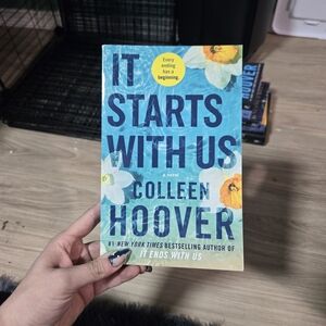 'It Starts With Us' Novel - Blue Cover